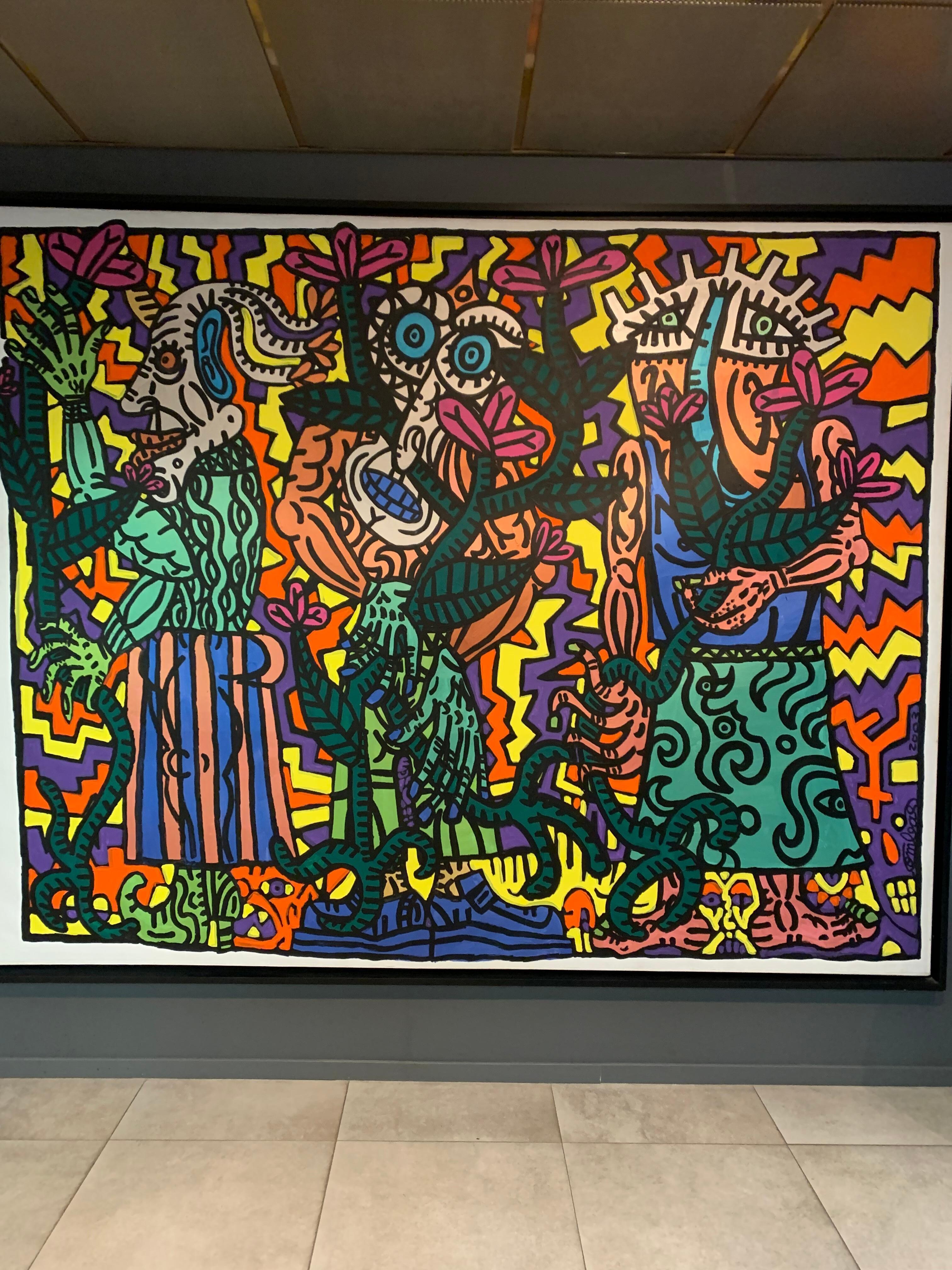 Art outside the elevator