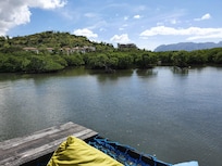 La belle vue depuis le deck