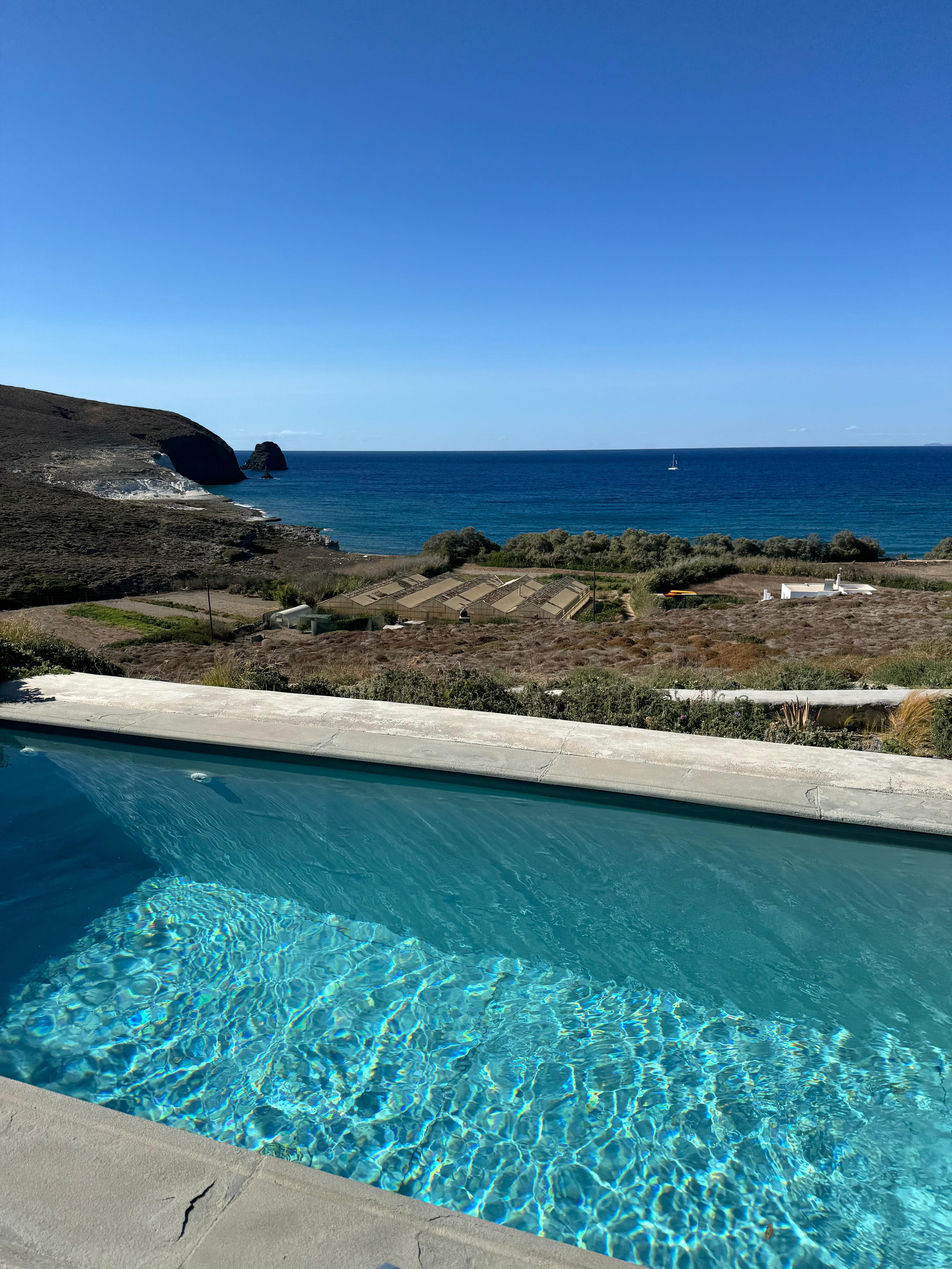 Private pool and view