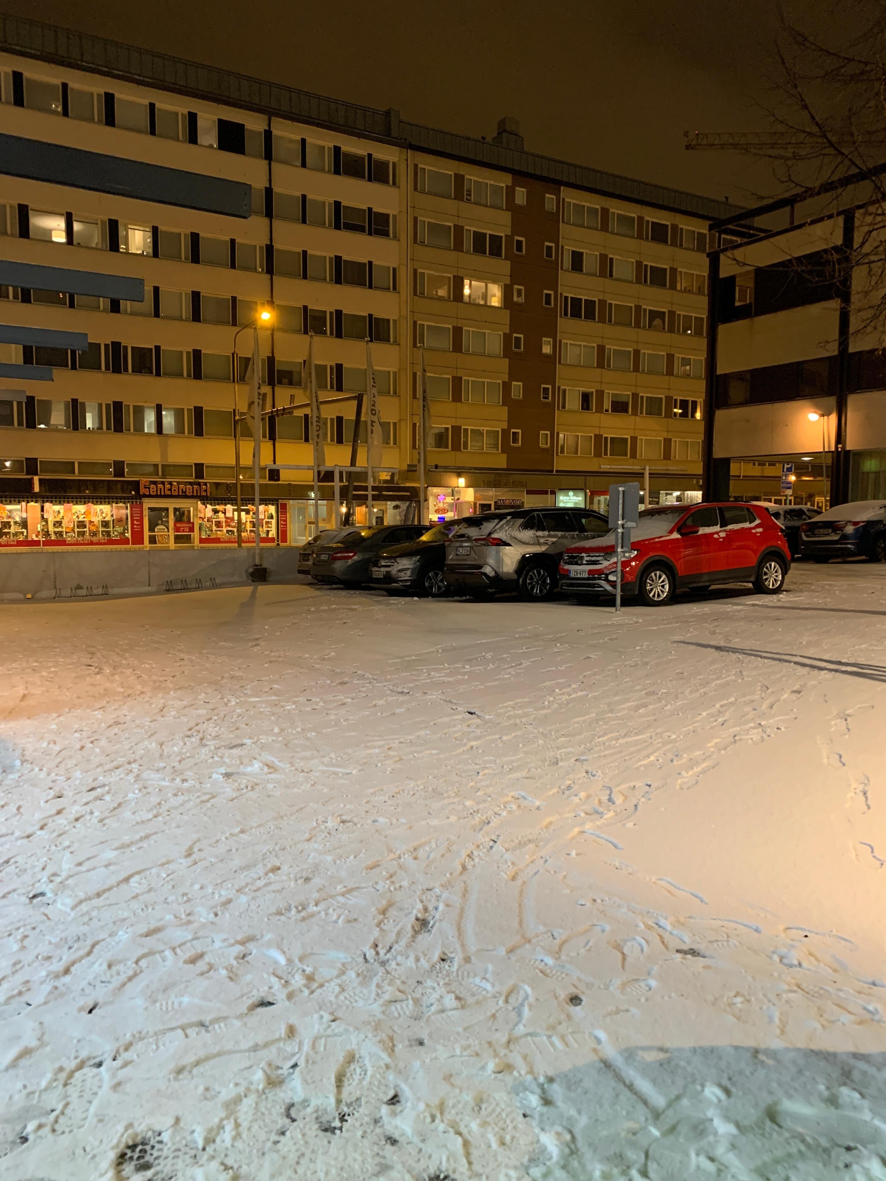 Den første sne