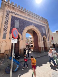 La porte bleue