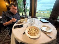 Find dining room, and this is the mushroom risotto. Amazing.