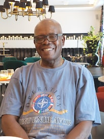 Relaxing at Breakfast