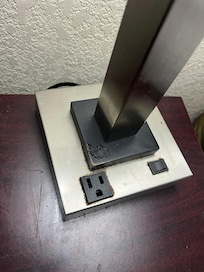 Gross crusty stuff on fixture