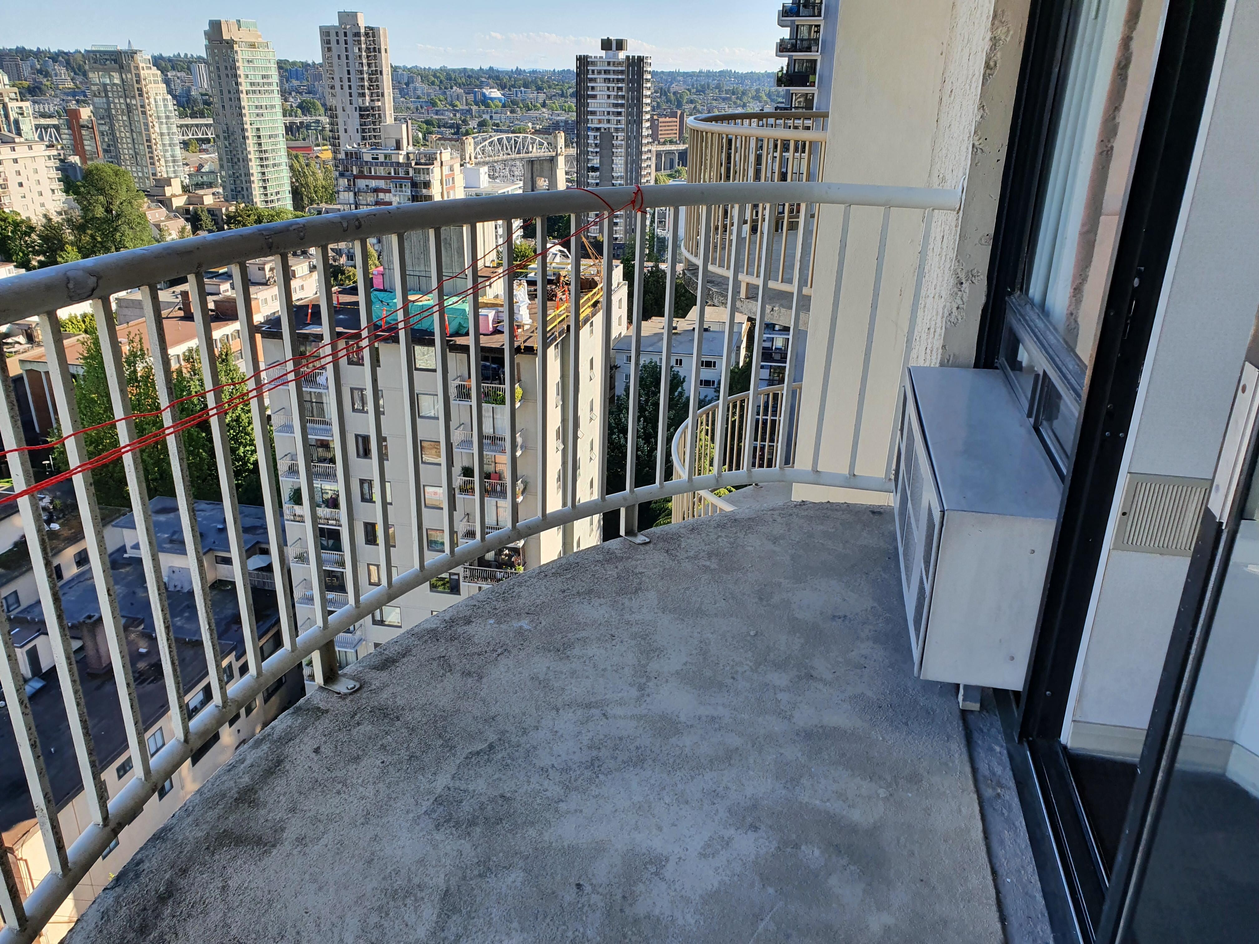 The balcony is grim!