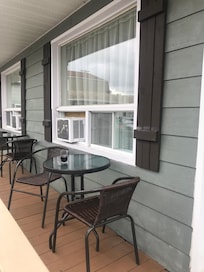 Veranda outside the room.