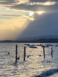 tramonto in spiaggia