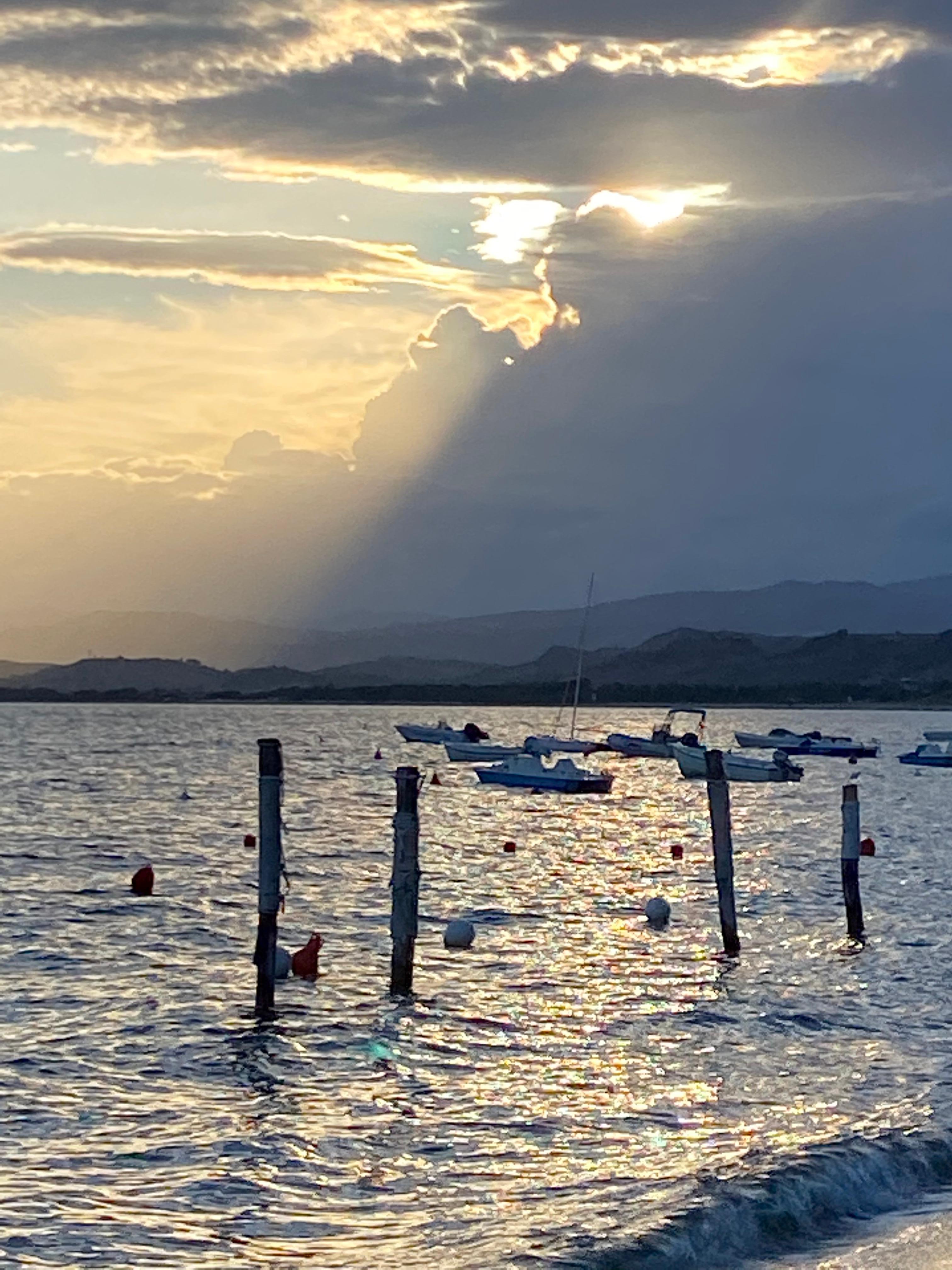 tramonto in spiaggia 