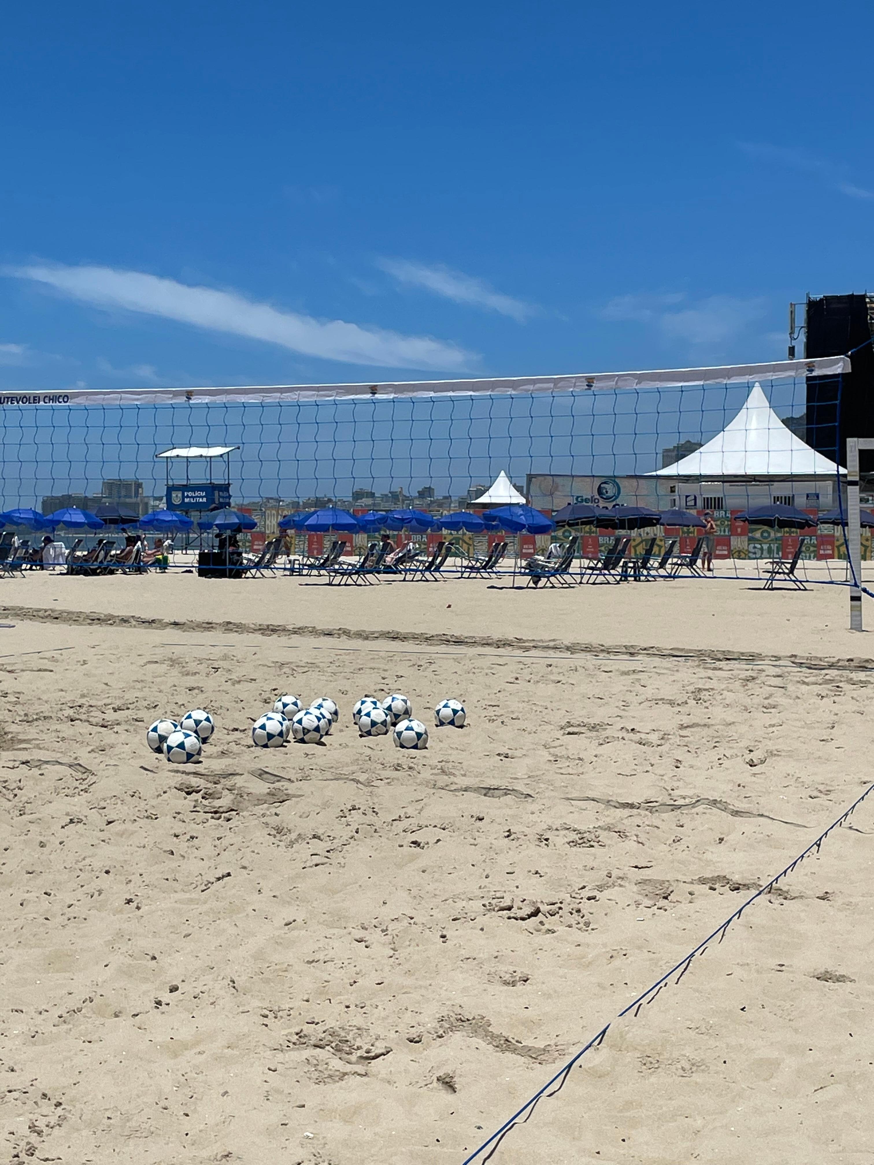 Foot volleyball everywhere