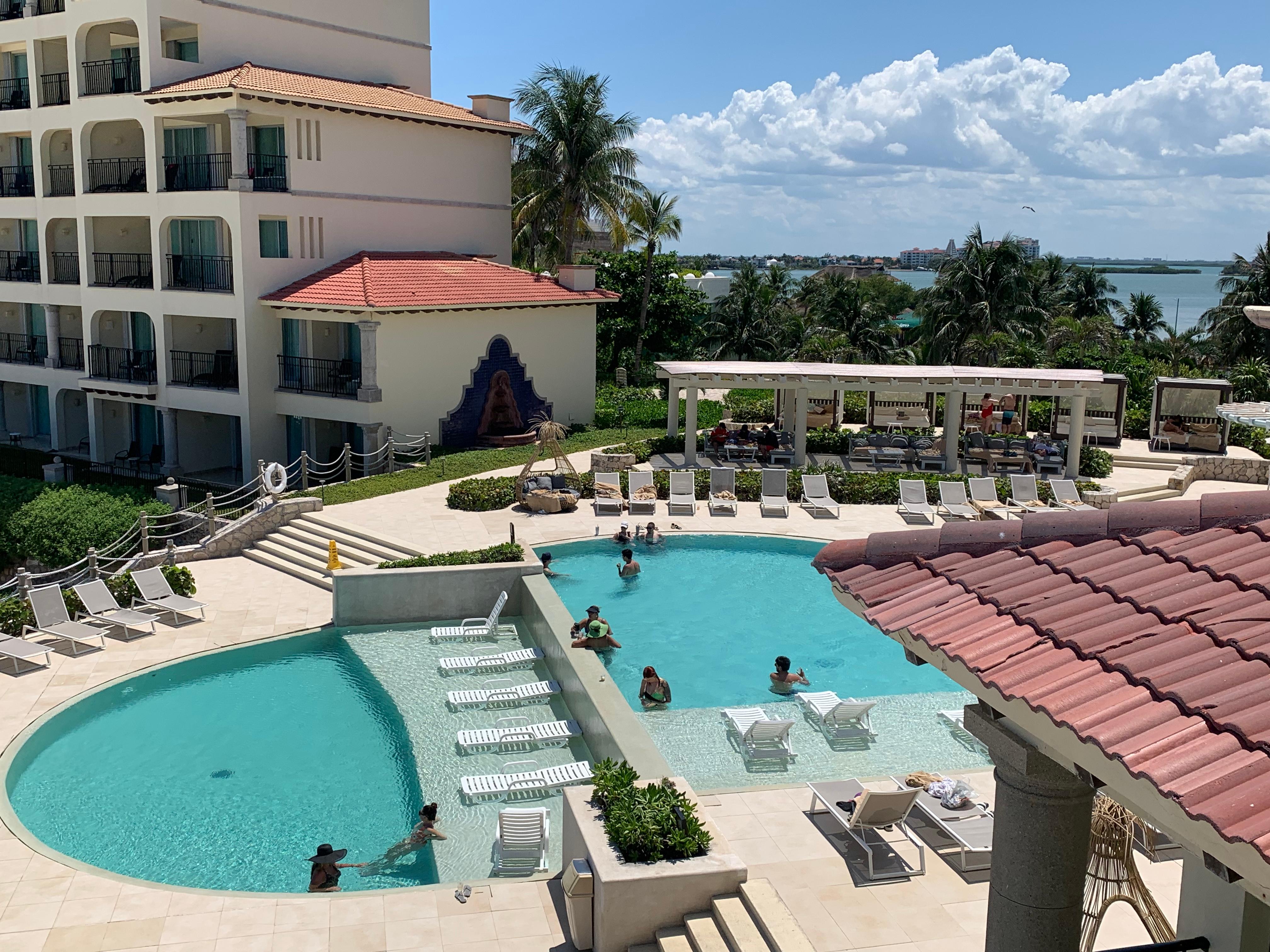 Adults pool from front terace