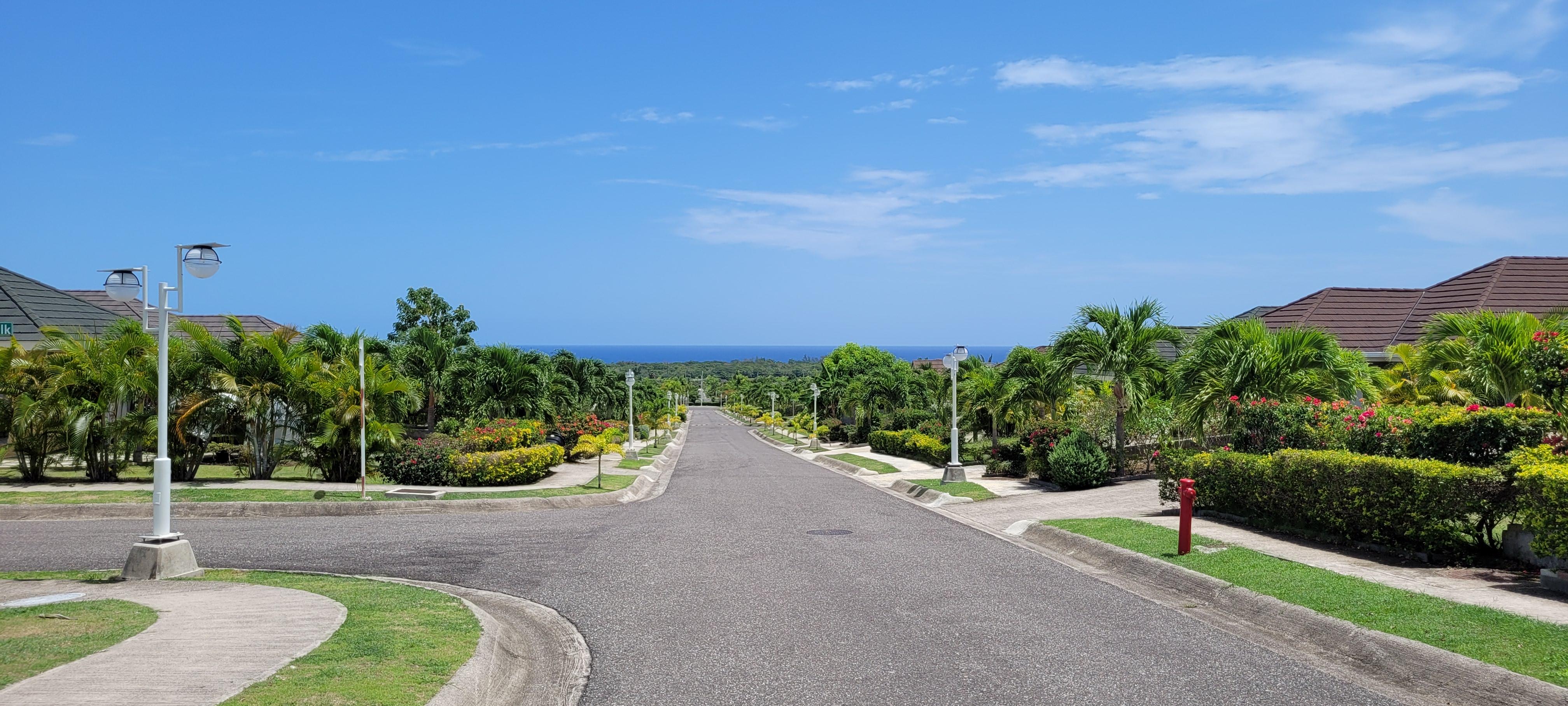 Picture of one of the quite streets with mind blowing view of area and sea!