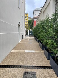 Walkway to main entry.