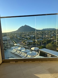 View from or room & balcony.