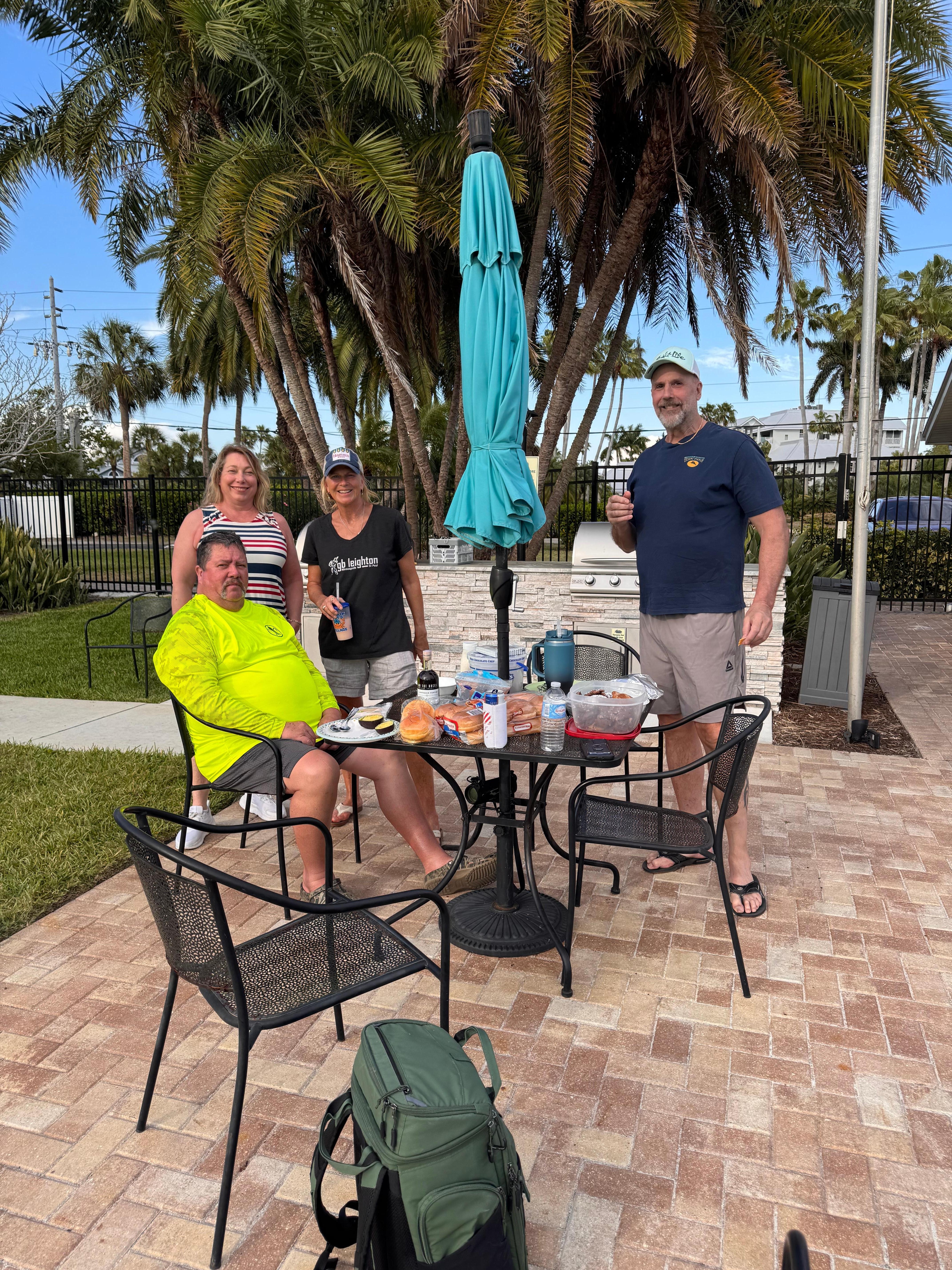 Meals by the grill were a bonus