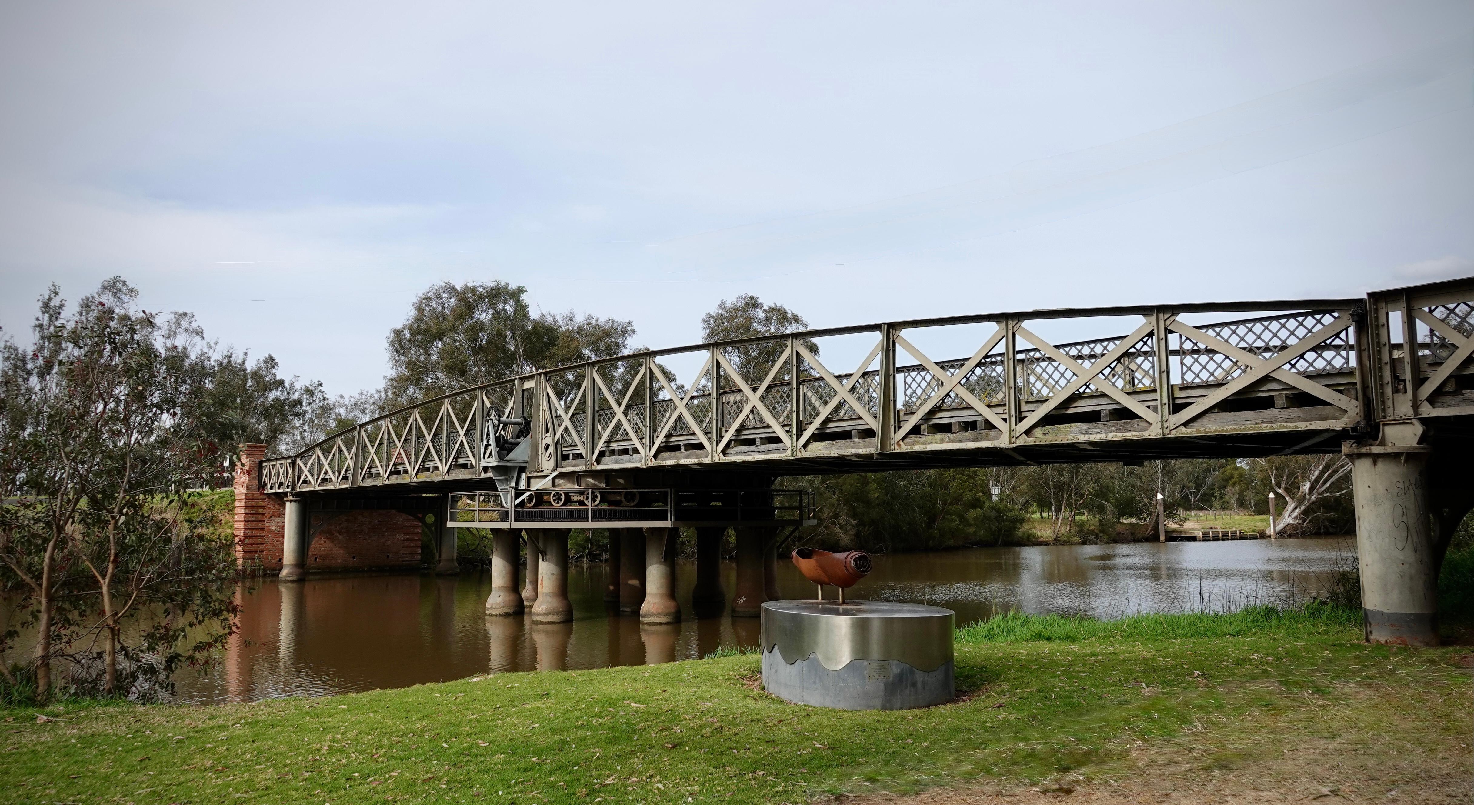 Old swing bridge