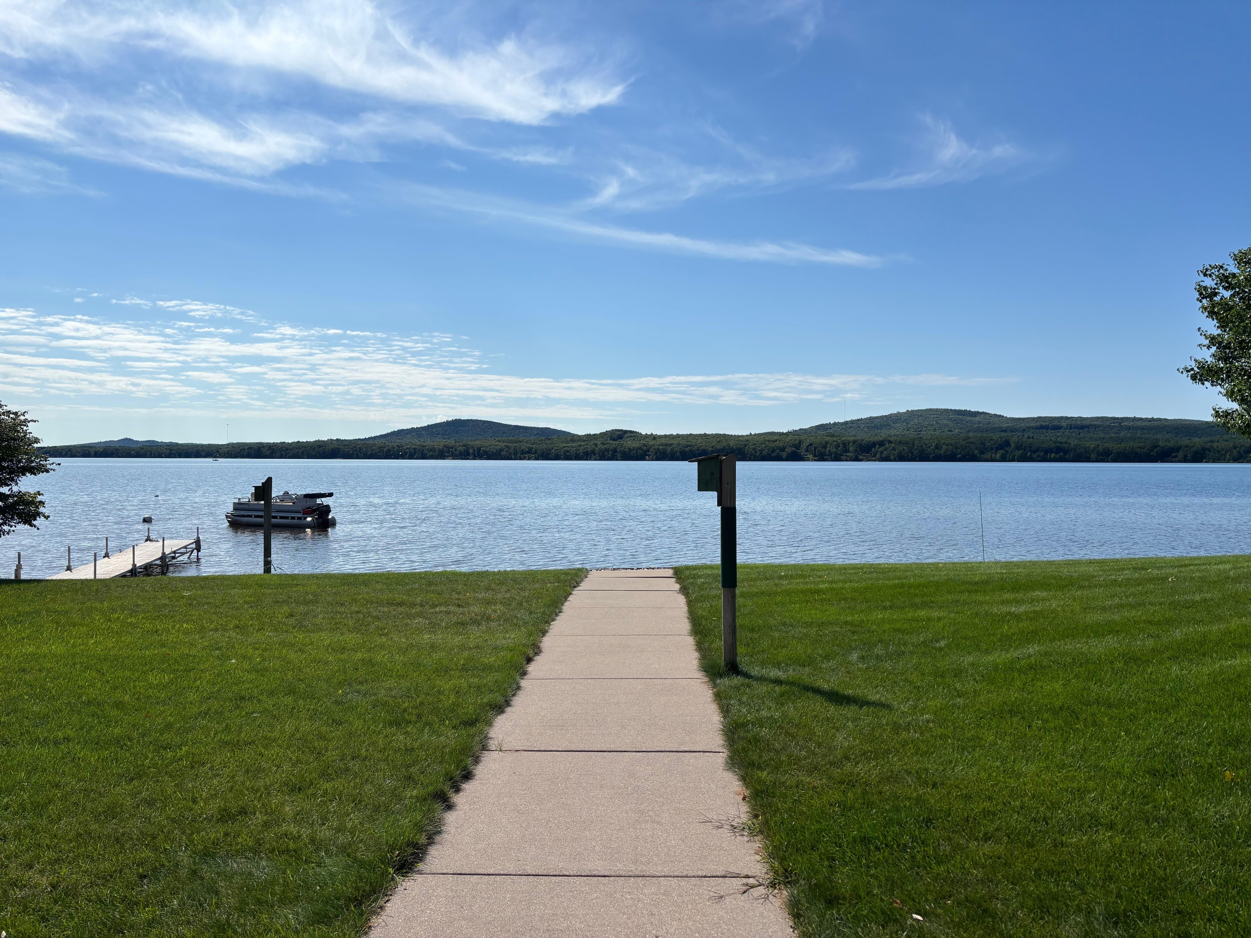  View out the entrance.
