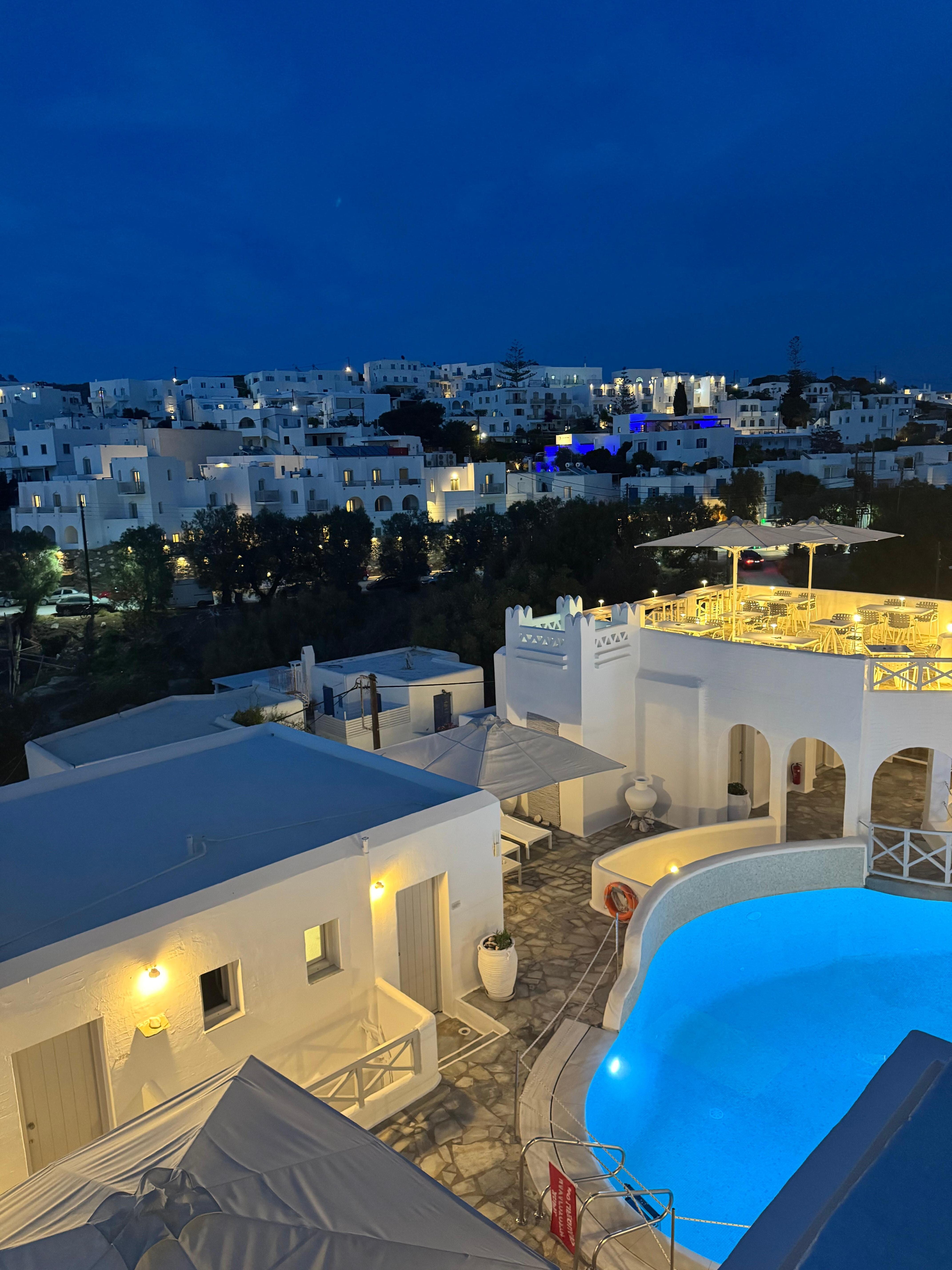 Penthouse balcony view 