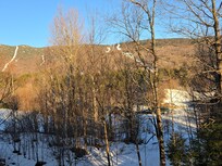 Morning mountain view from the deck.
