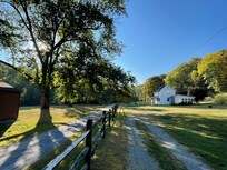 View of Lower Rail trail in front of house