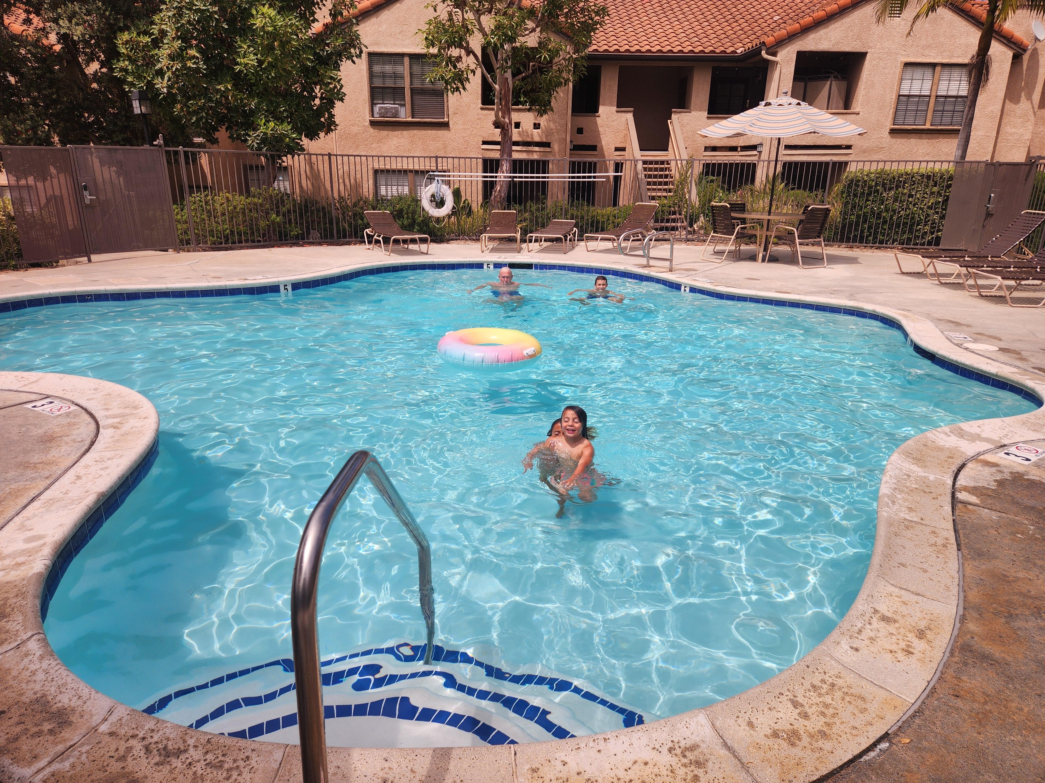 One of the pools just steps away from condo