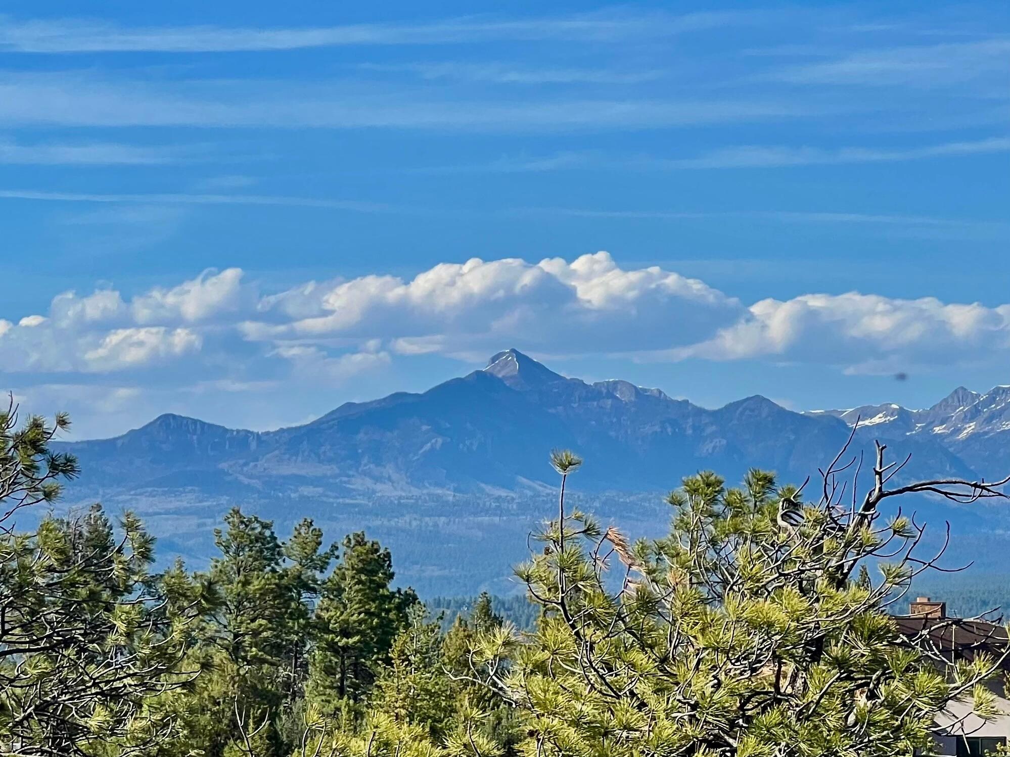 View from wrap around deck!