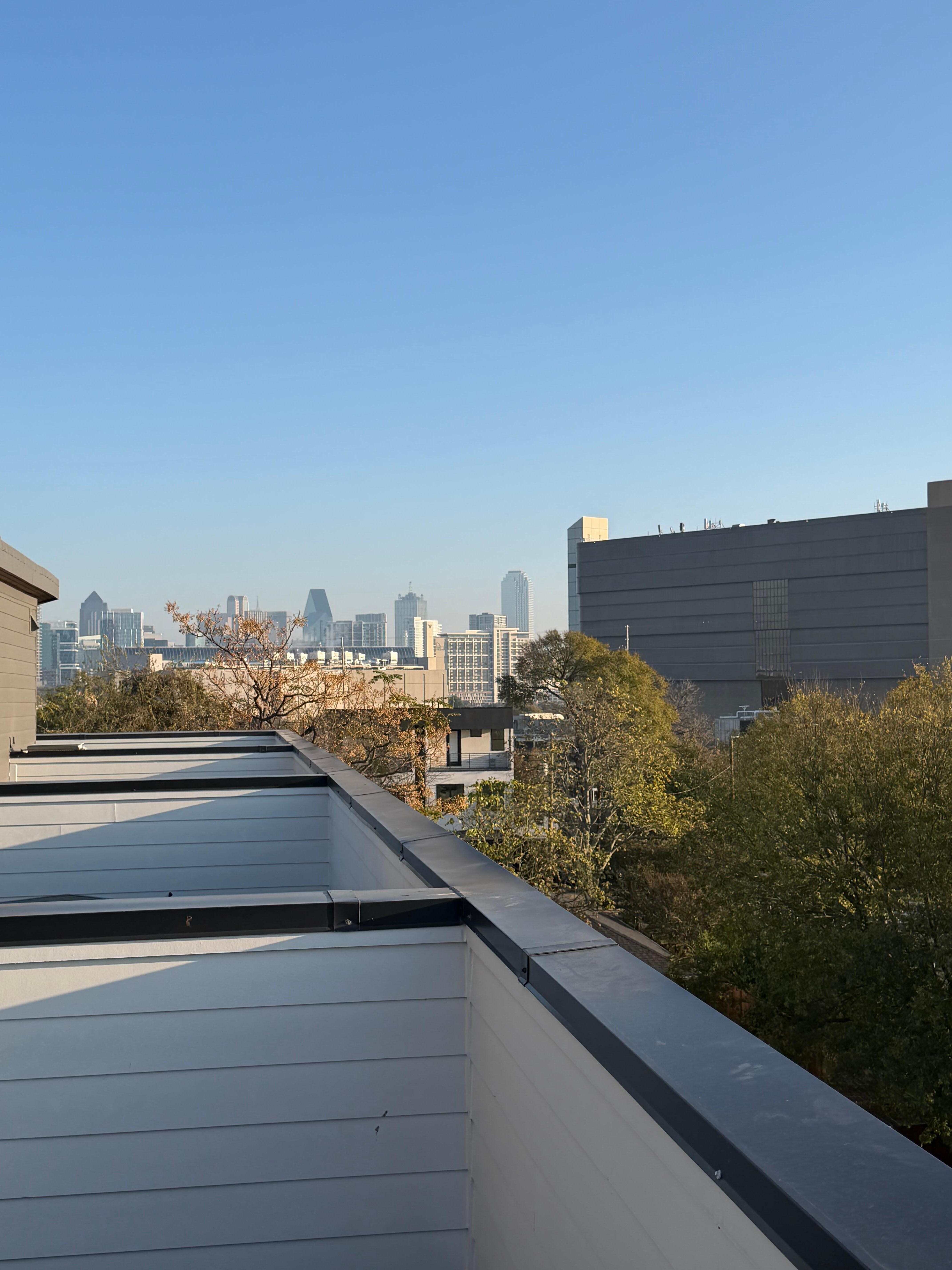 Day view from rooftop terrace.