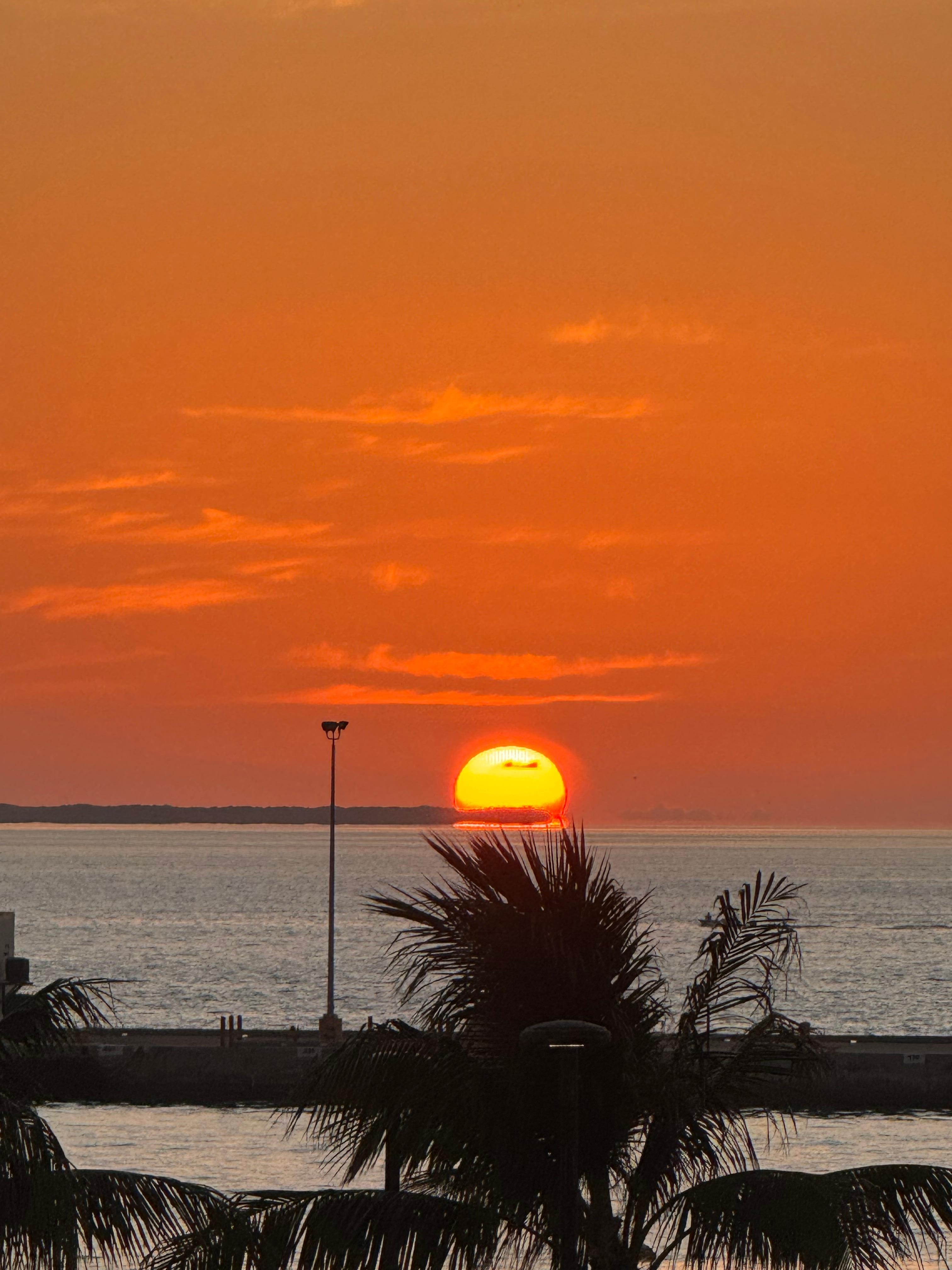 Sunset view off of the top deck!