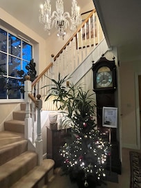 We weren’t in the main house because we bought our dog but the chalets were just as gorgeous.