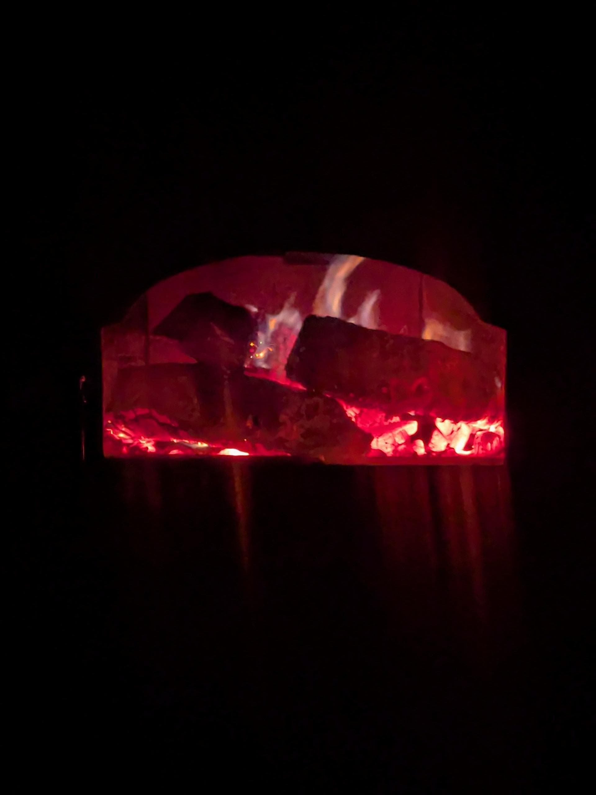 Provided wood for indoor fires was a nice touch