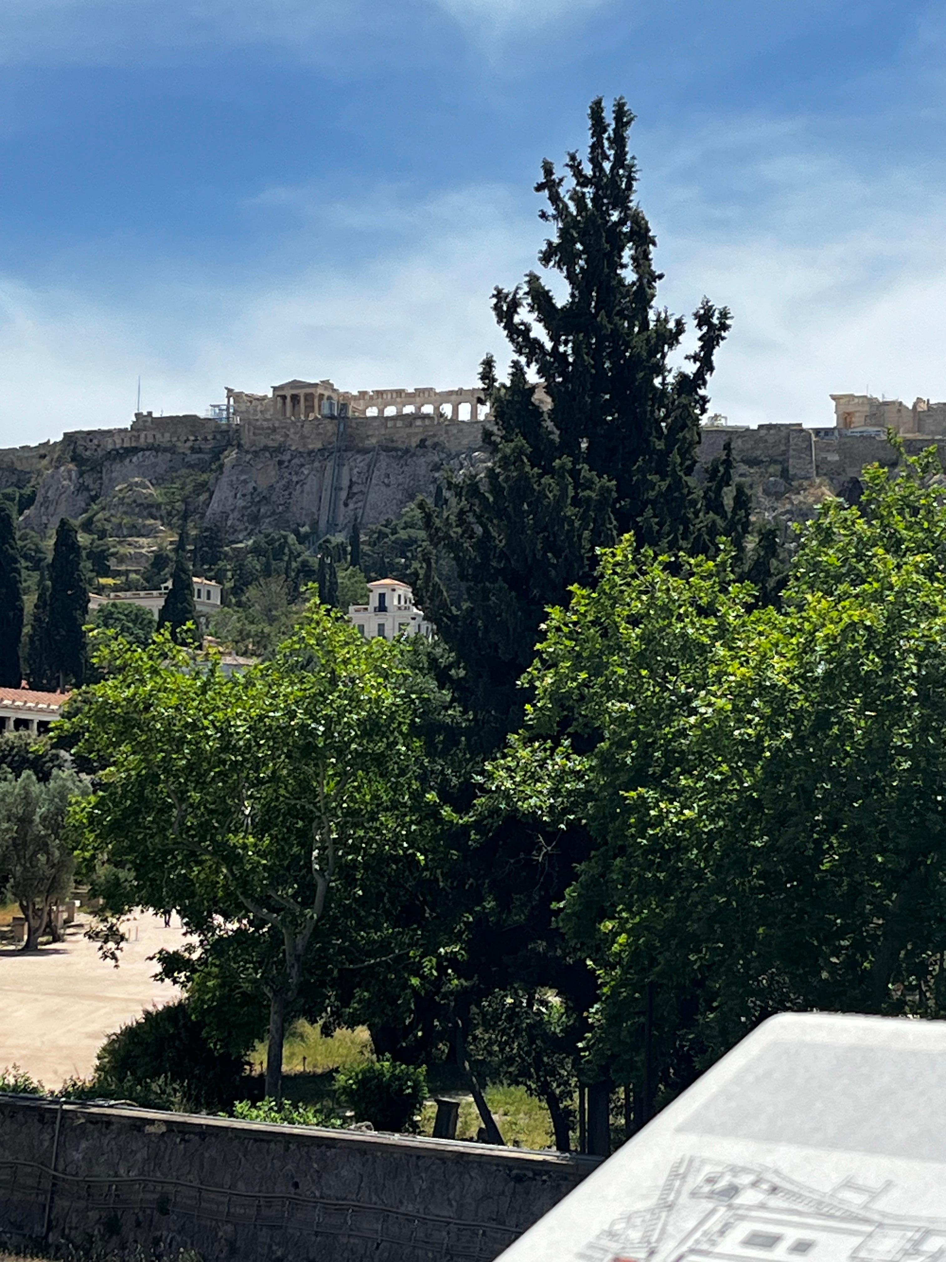 View from our balcony