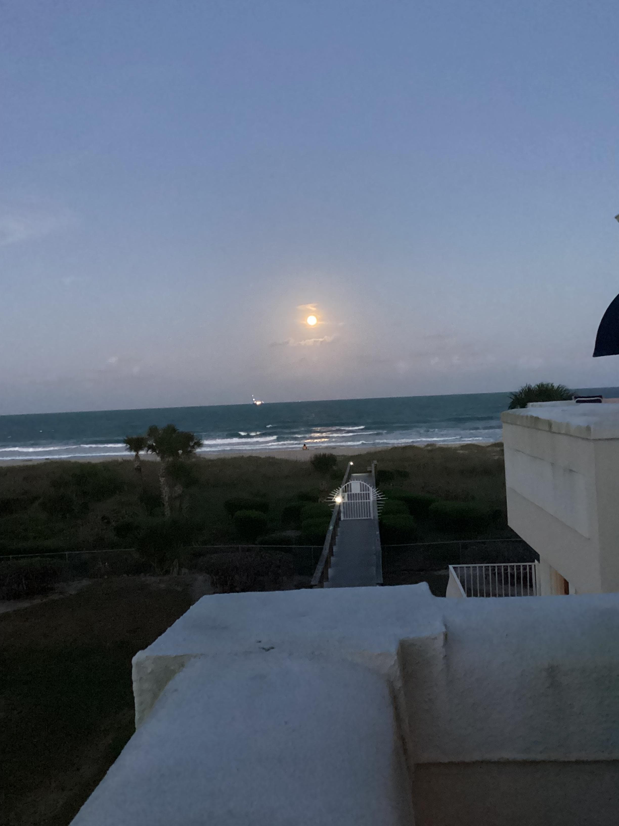 View off the balcony