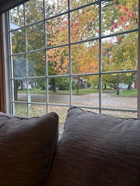 Lovely view from the couch.