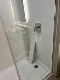 Bathroom panel was broken