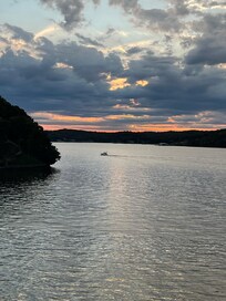 Sunsets from the top floor deck