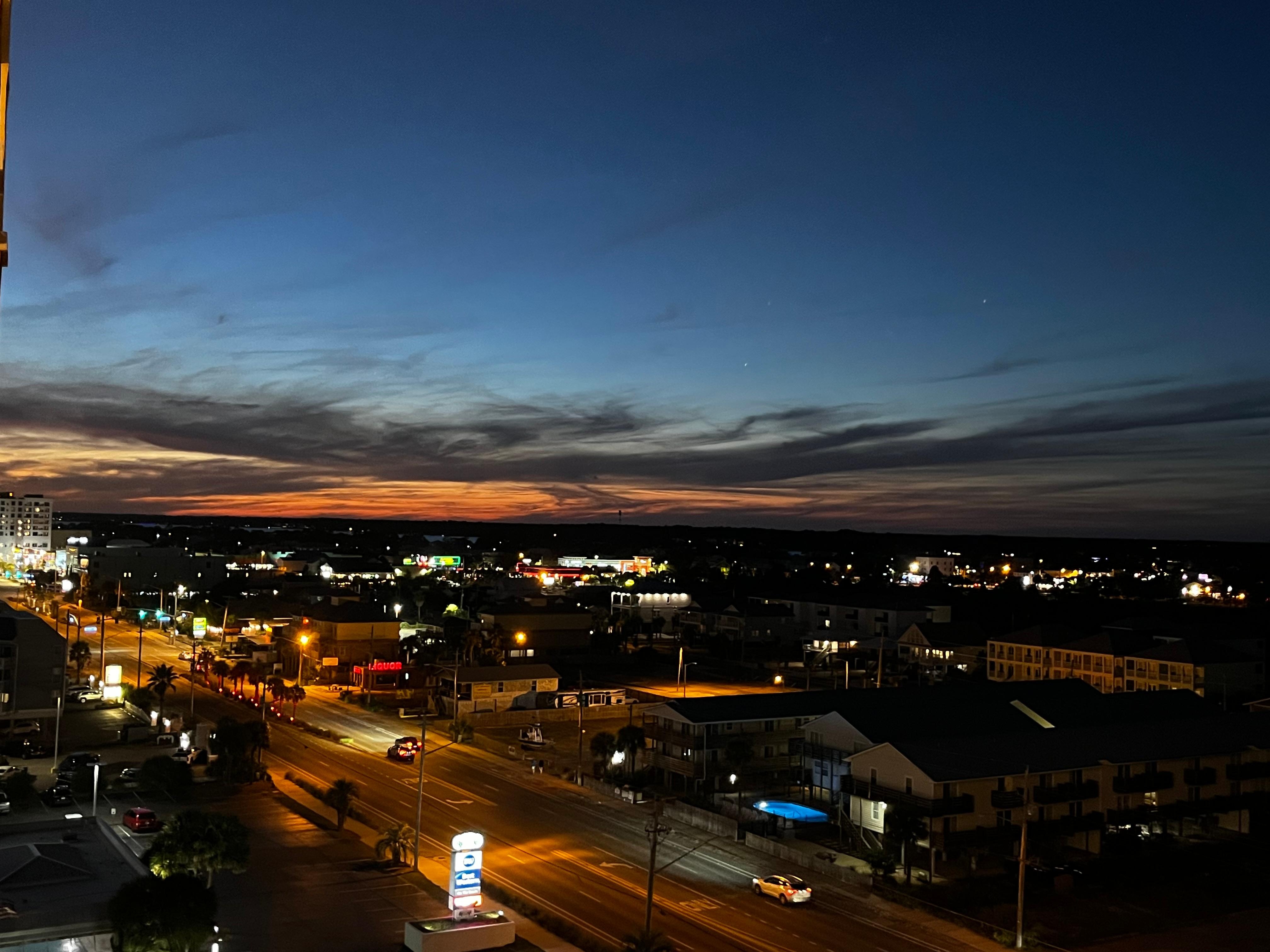 City view from front balcony