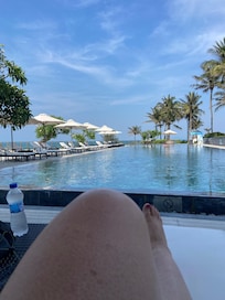 Main pool to the beach