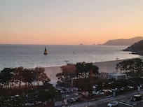 お部屋からの夕方