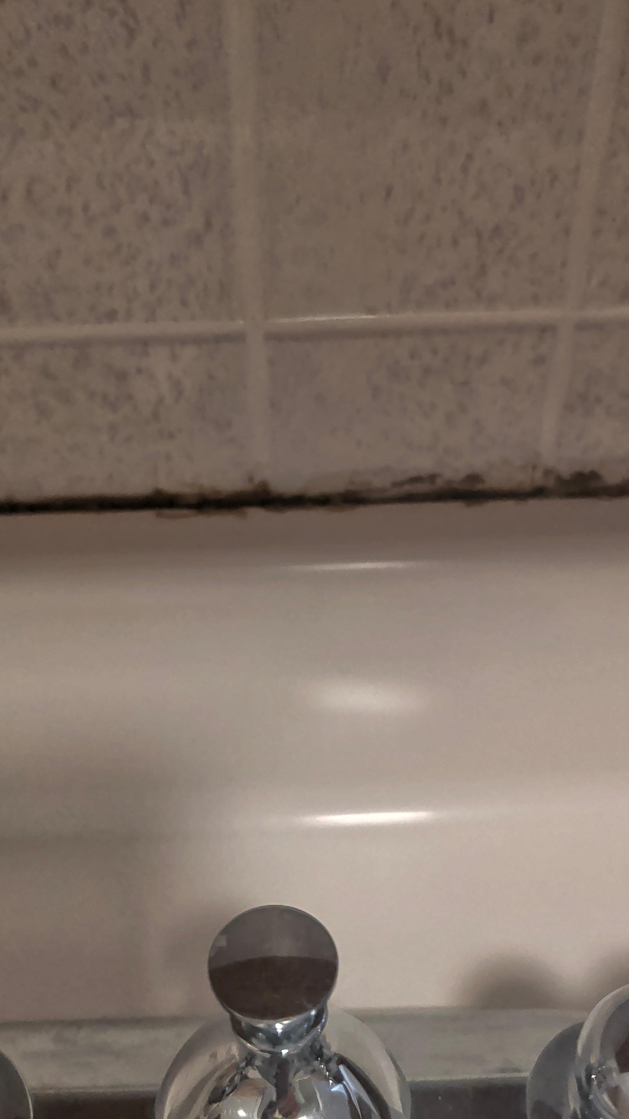 grout in 2nd upstairs bathroom sink