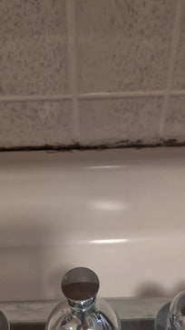 grout in 2nd upstairs bathroom sink