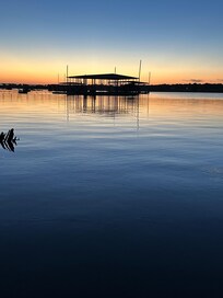 Absolutely breathtaking views from the dock at sunset.