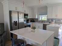 A bright and clean kitchen