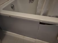 Broken tub