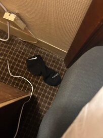 Avía una media Al lado de mi cama de que no era mi