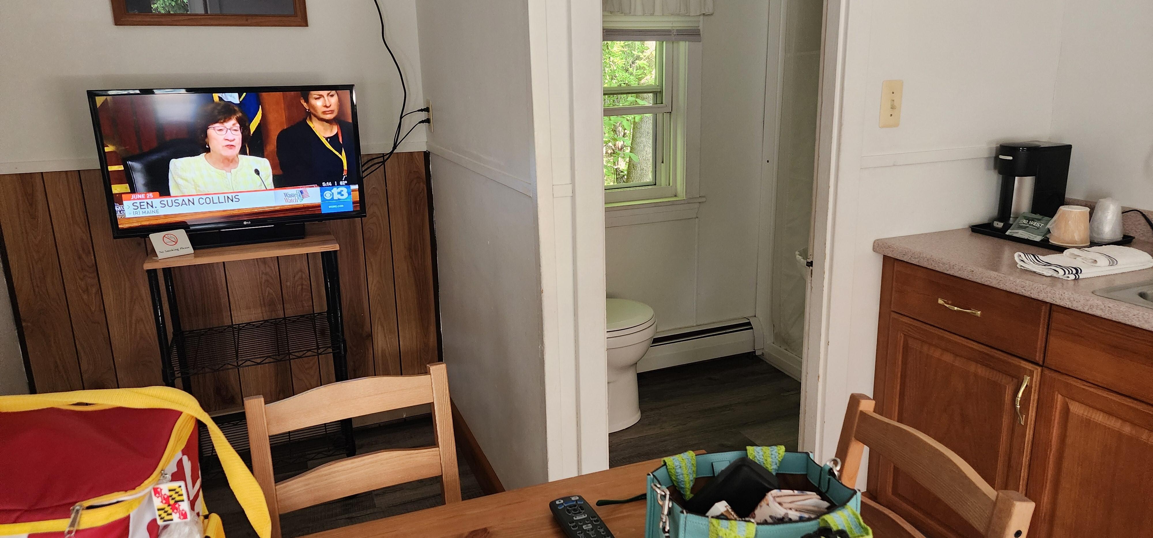 Tv in kitchen 