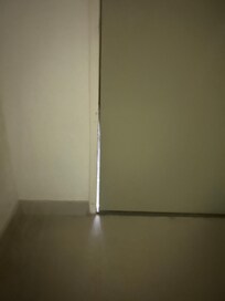 Gap in door so you could see the light in the hallway