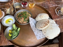 Breakfast tray is so tasty