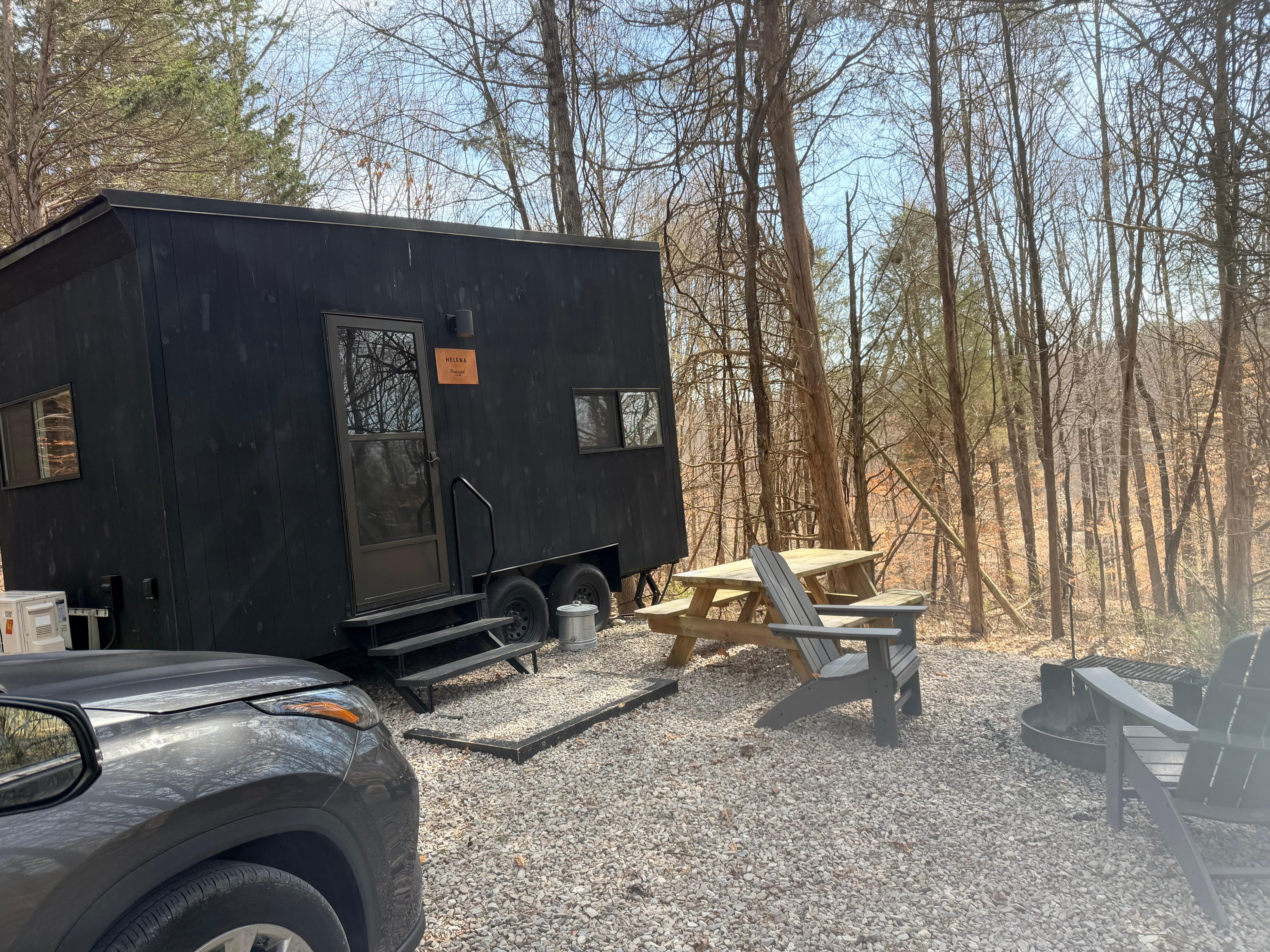 Helena cabin. So peaceful. 