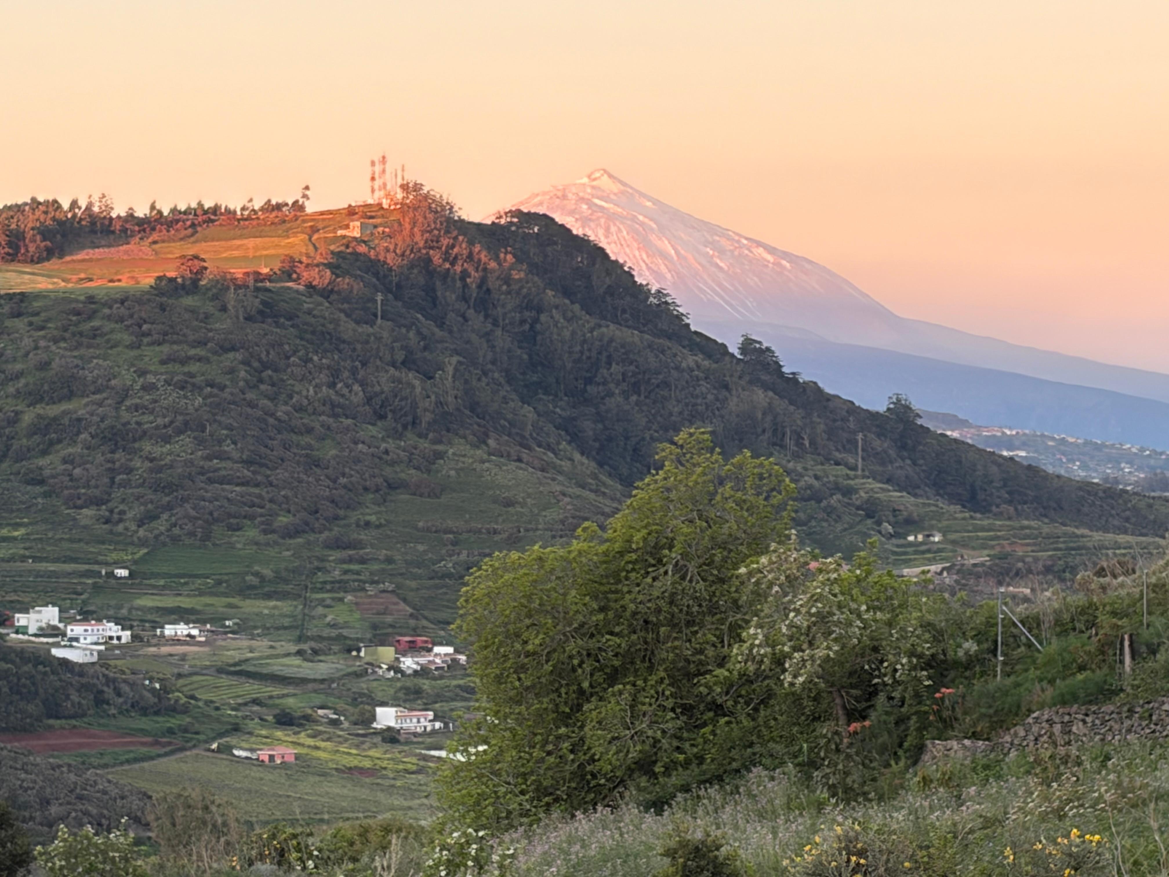 Teide-Blick vor der Haustür 