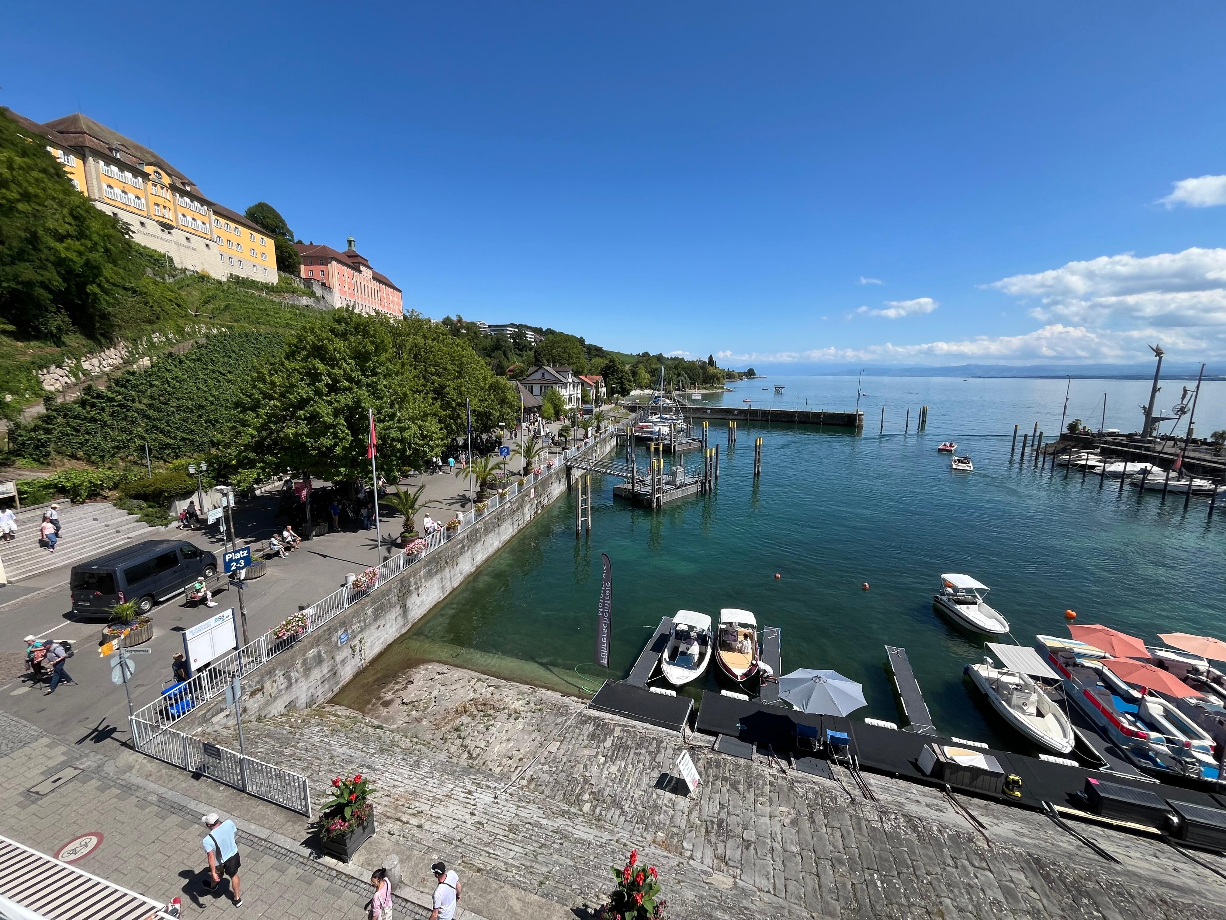 Blick vom Fenster in unserem Zimmer 