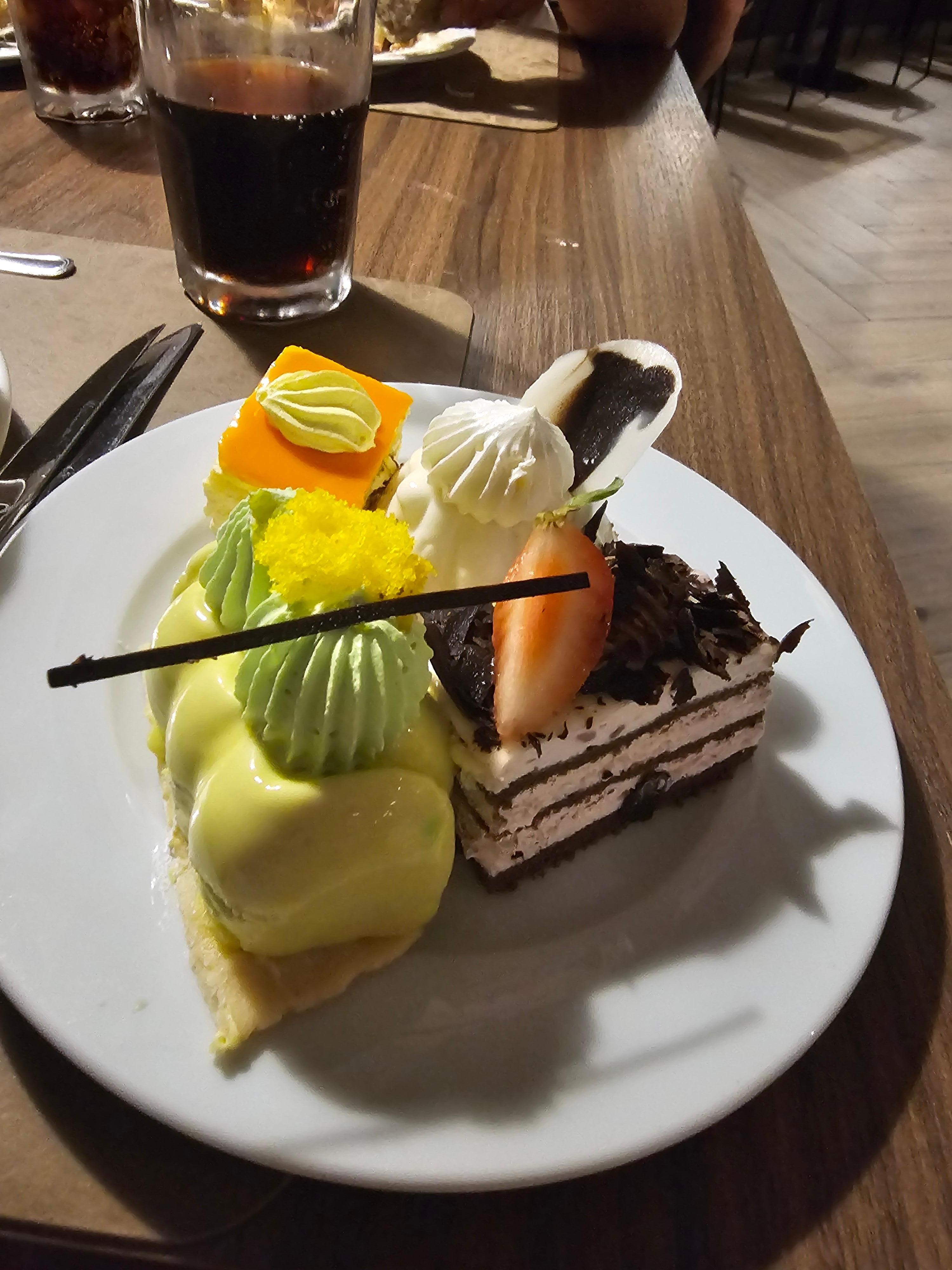 desserts from buffet